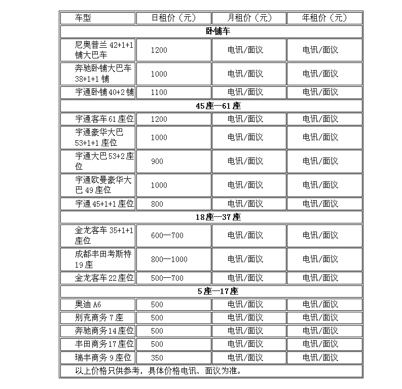 鄭州大巴車出租公司租大巴車一天多少錢？